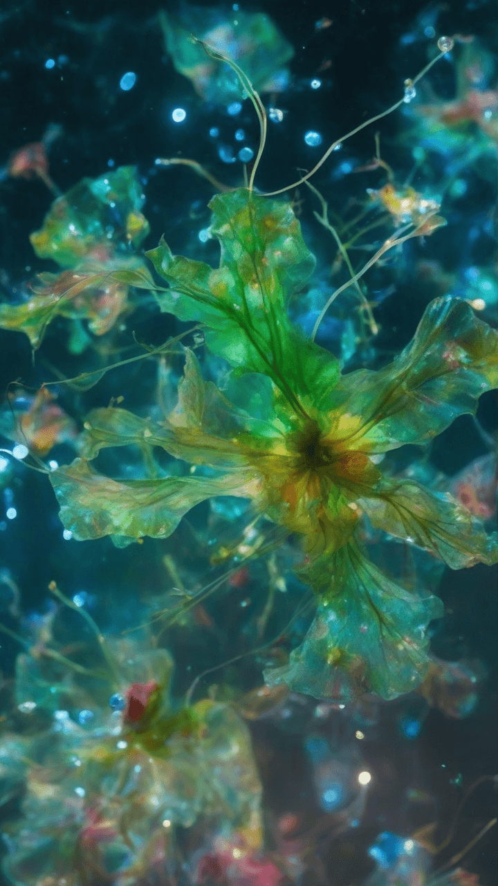 Medusacalyx Spectrata - hybrid microplastic DNA lifeforms for an uncertain poetic future - Image 3